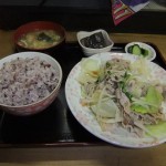 豚しゃぶ定食+五穀米 ”豚しゃぶ定食+五穀米”