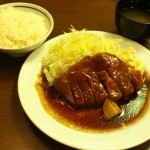 "トンテキ定食"