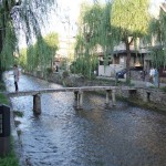 一本橋(遠景) ”一本橋(遠景)”