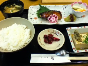 ぶり照り焼き定食