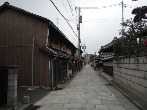 石畳の道