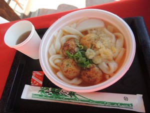 タコ焼きうどん