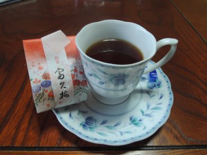 紅茶と和菓子