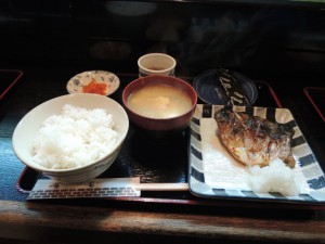鯖の塩焼き