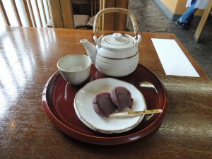 お茶と餅