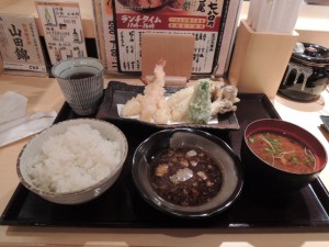 天ぷら定食