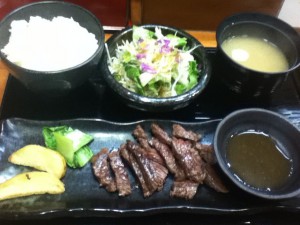 ステーキ定食