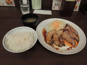 チャーシュー定食 チャーシュー定食