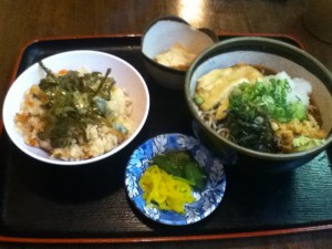 冷たぬき定食