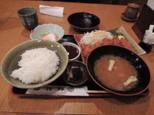 ヒレカツ定食
