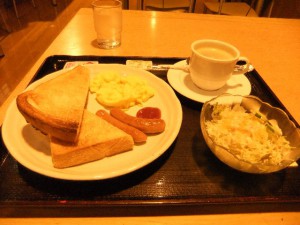 朝食