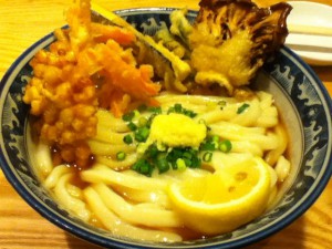 野菜天うどん