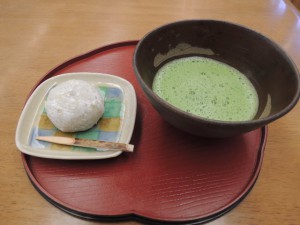 抹茶と大福