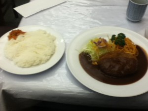 メンチカツ定食
