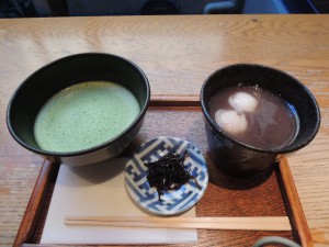抹茶とぜんざい