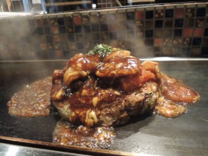 トマトお好み焼き