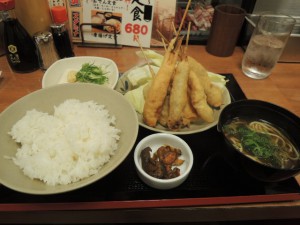 串かつ定食