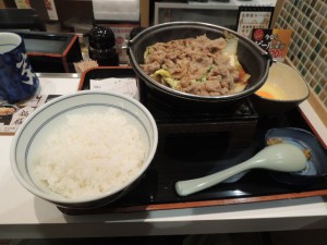 牛すき鍋定食