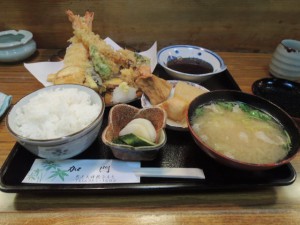 天ぷら定食