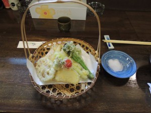 あなごと野菜天ぷら