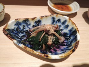 金時草のおひたし