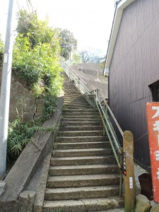 長い石段