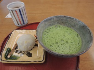 抹茶と大福