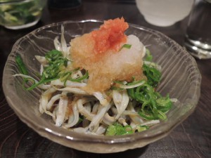 釜揚げ新子（ポン酢）