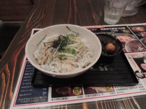 釜揚げシラス丼