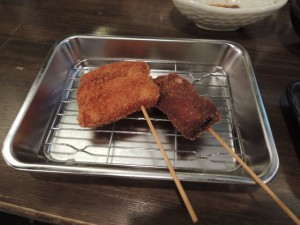 串カツと豚カツ
