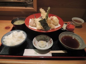 天ぷら定食