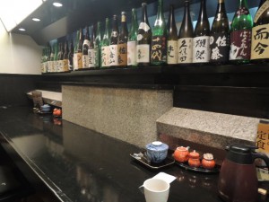  カウンター席