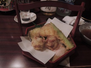 梅干天ぷら