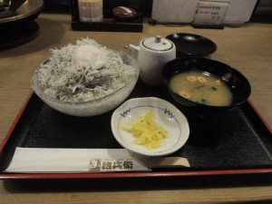 釜上しらす丼