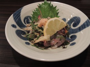 鯵のたたき