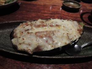 米茄子のチーズ焼き
