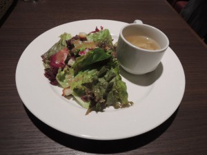 サラダとスープ