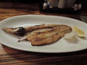 カマスの塩焼き