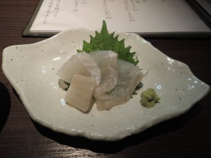 ひらめ造り（ハーフ）