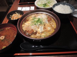 カツとじ定食
