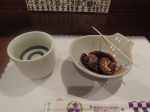 付きだし（バイ貝）