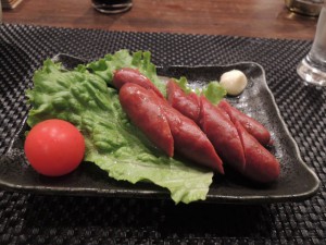 エゾ鹿のソーセージ