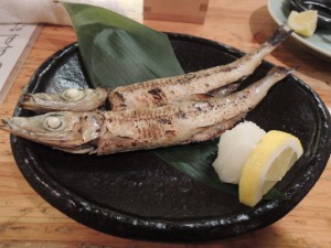 青ギス塩焼き
