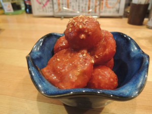 自家製トマトのキムチ