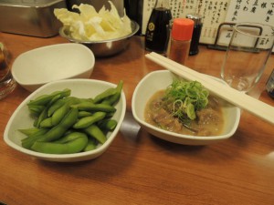 枝豆 どて焼き