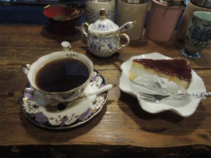 ブレンド珈琲とケーキセット