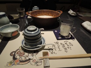 茶碗蒸しと湯豆腐