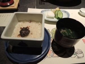 おこわとすまし汁