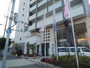 ひなたの湯のあるビル