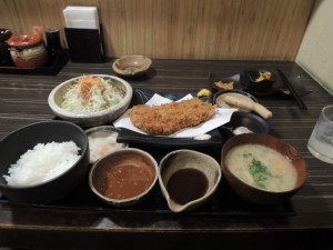 上ロースかつ定食